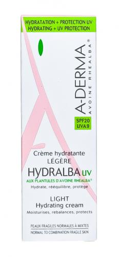 Адерма HYDRALBA UV Насыщенный увлажняющий крем 40 мл (A-Derma, Hydralba), фото-7