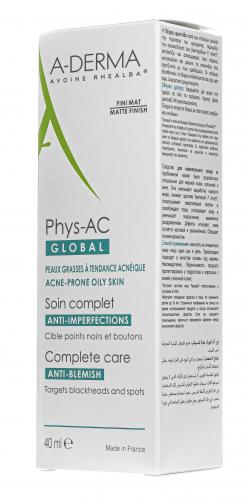 Адерма Крем-уход за проблемной кожей Global, 40 мл (A-Derma, Phys-AC), фото-6