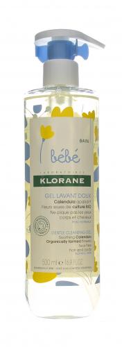 Клоран Нежный очищающий гель, 500 мл (Klorane, Klorane Bebe), фото-2