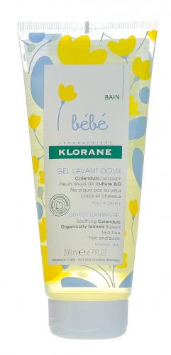 Клоран Нежный очищающий гель, 200 мл (Klorane, Klorane Bebe), фото-2