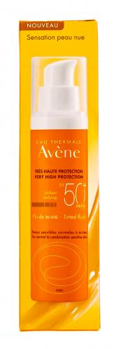 Авен Солнцезащитный флюид с тонирующим эффектом SPF 50, 50 мл (Avene, Suncare), фото-5
