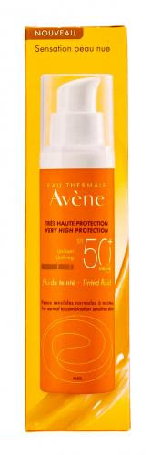 Авен Солнцезащитный флюид с тонирующим эффектом SPF 50, 50 мл (Avene, Suncare), фото-5