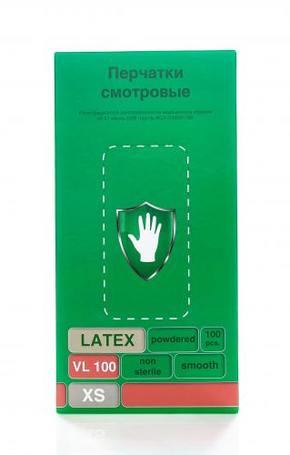 Перчатки Safe&amp;Care латексные опудренные, размер XS, 100 шт (Чистовье, Расходные материалы для рук и ног), фото-2