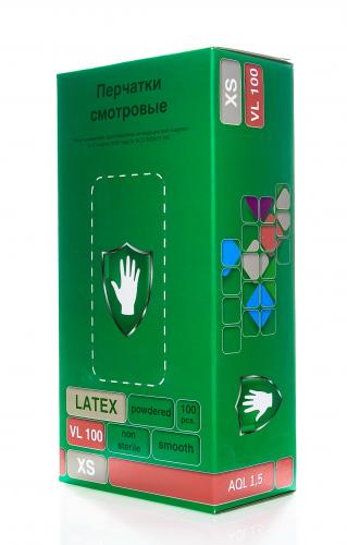 Перчатки Safe&amp;Care латексные опудренные, размер XS, 100 шт (Чистовье, Расходные материалы для рук и ног), фото-3