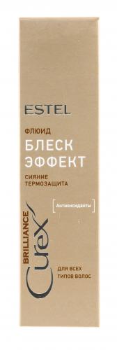 Эстель Флюид-блеск с термозащитой для всех типов волос 100 мл (Estel Professional, Curex, Brilliance), фото-2