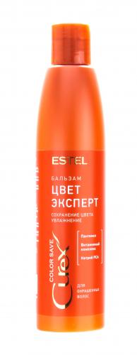 Эстель Бальзам поддержание цвета для окрашенных волос 250 мл (Estel Professional, Curex, Color Save), фото-3