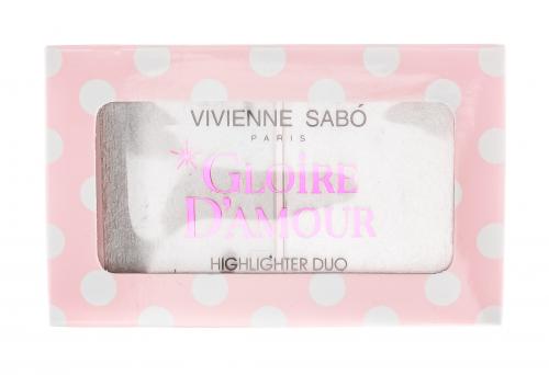 Вивьен Сабо Палетка хайлайтеров мини Highlighter mini palette Gloire d&#039;amour (Vivienne Sabo, Лицо), фото-2
