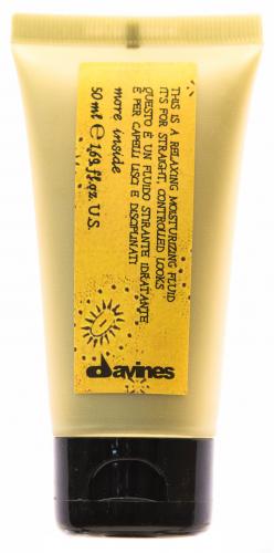 Давинес Разглаживающий увлажняющий флюид для гладкого контролируемого стайлинга, 50 мл (Davines, Сфера стайлинга, More Inside), фото-2
