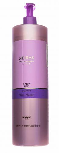 Диксон Ежедневный шампунь для всех типов волос Daily use shampoo for all hair types, 1000 мл (Dikson, Keiras, Urban Barrier Line), фото-2