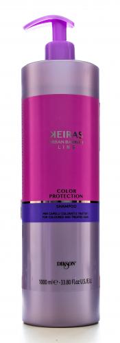 Диксон Шампунь для окрашенных и химически обработанных волос Shampoo for coloured and treated hair, 1000 мл (Dikson, Keiras, Urban Barrier Line), фото-2