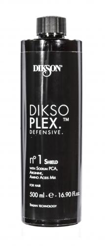 Диксон Жидкий крем для защиты волос при процедуре окрашивания, обесцвечивания, химического выравнивания и завивки, 500 мл (Dikson, Лечебные средства, DiksoPlex), фото-2