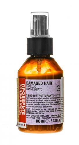 Диксон Реструктурирующая сыворотка для волос Siero ristrutturante ‐ restructuring serum, 100 мл (Dikson, EveryGreen, Damaged Hair), фото-2