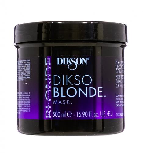 Диксон Mаска для обработанных, обесцвеченных и мелированных волос, 500 мл (Dikson, Dikso Blonde), фото-2