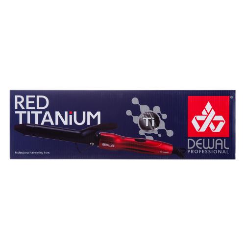 Деваль Про Плойка для волос Red Titanium, 25 мм, 40 Вт (Dewal Pro, Плойки), фото-3