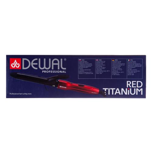 Деваль Про Плойка для волос Red Titanium, 25 мм, 40 Вт (Dewal Pro, Плойки), фото-4