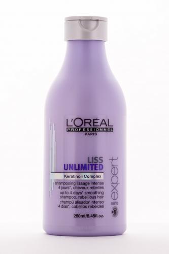 Лореаль Профессионель Лисс Анлимитед Шампунь для непослушных волос 250 мл (L'Oreal Professionnel, Уход за волосами, Liss Unlimited), фото-4