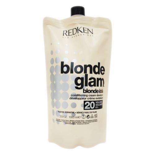 Редкен Крим Девелопер Блонд Глем 20 Волюм (6%) 1000 мл (Redken, Окрашивание, Blonde Glam), фото-2