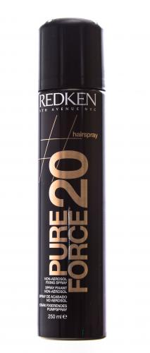 Редкен Неаэрозольный спрей сильной фиксации Pure Force 20, 250 мл (Redken, Стайлинг, Hairsprays), фото-2