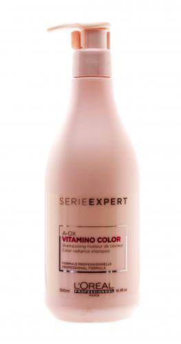 Лореаль Профессионель Витамино Колор Шампунь для окрашенных волос 500 мл (L'Oreal Professionnel, Уход за волосами, Vitamino Color), фото-2