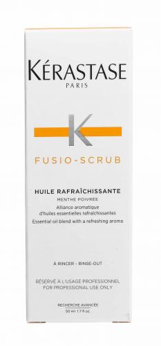 Керастаз Стимулирующее масло для волос и кожи головы с имбирём Huile Stimulante Oil, 50 мл (Kerastase, Fusio-Dose, Fusio-Scrub), фото-2