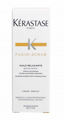 Керастаз Расслабляющее масло для волос и кожи головы с сандаловым деревом Huile Relaxante Oil, 50 мл (Kerastase, Fusio-Dose, Fusio-Scrub), фото-2