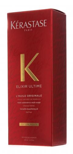 Керастаз  Многофункциональное Масло-уход для всех типов волос Elixir Ultime Rouge (Лимитированное издание), 100 мл (Kerastase, Elixir Ultime), фото-6