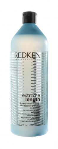 Редкен Шампунь c биотином Экстрем Ленгс, 1000 мл (Redken, Уход за волосами, Extreme Length), фото-5