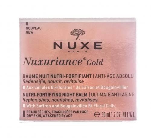 Нюкс Питательный укрепляющий антивозрастной ночной бальзам для лица Baume Nuit Nutri-fortifiant, 50 мл (Nuxe, Nuxuriance Gold), фото-2