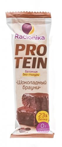 Рационика Батончик &quot;Protein&quot; высокобелковый, шоколадный брауни, 45 г (Racionika, ), фото-2