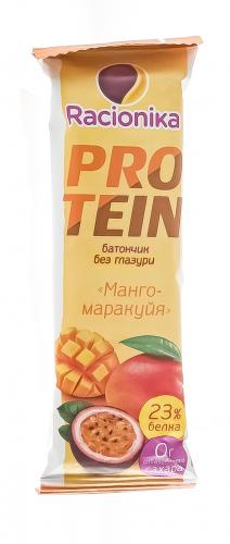 Рационика Батончик &quot;Protein&quot; высокобелковый, манго-маракуйя, 45 г (Racionika, ), фото-4