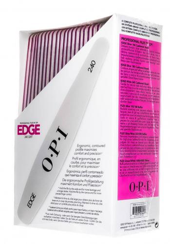 Пилка доводочная OPI Edge File серебряная  240, 48 шт (), фото-2