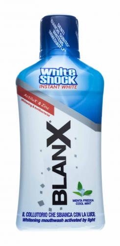Бланкс Ополаскиватель для полости рта White Shock Instant White Mouthwash Мгновенное отбеливание, 500 мл (Blanx, Специальный уход Blanx), фото-3