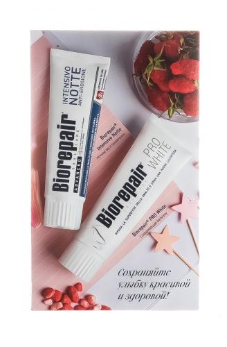 Биорепейр Подарочный набор &quot;Biorepair Pro White + Night Repair&quot; (Biorepair, Ежедневная забота), фото-3