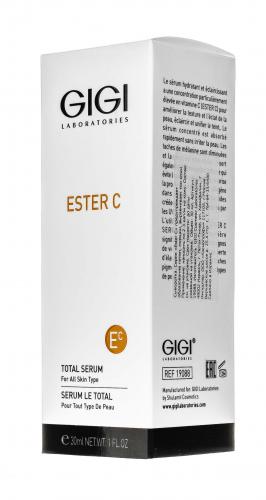 ДжиДжи Увлажняющая сыворотка с эффектом осветления Total Serum, 30 мл (GiGi, Ester C), фото-10