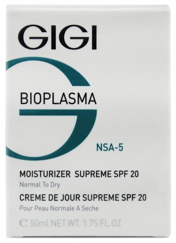 ДжиДжи Крем увлажняющий для нормальной и сухой кожи NSA-5 Moisturizer Supreme SPF 20, 50 мл (GiGi, Bioplasma), фото-3