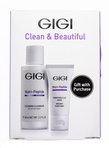 ДжиДжи Подарочный набор Clean&amp;Beautiful, 1 шт (GiGi, Nutri-Peptide), фото-2