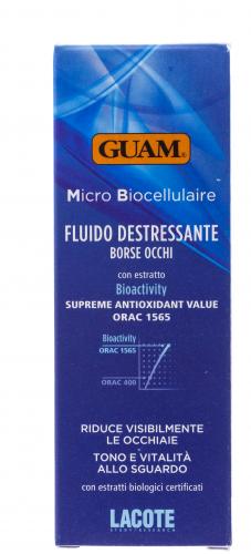 Гуам Micro biocellulaire Флюид от темных кругов под глазами 30 мл (Guam, Micro biocellulaire), фото-2