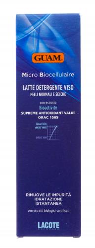 Гуам Micro biocellulaire Молочко увлажняющее очищающее 200 мл (Guam, Micro biocellulaire), фото-2