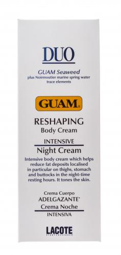 Гуам Крем против жировых отложений ночной интенсивный DUO 200 мл (Guam, Duo), фото-2