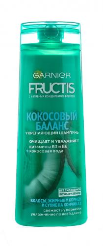 Гарньер Шампунь Кокосовый баланс 400 мл (Garnier, Fructis), фото-2