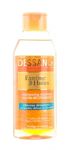 Лореаль JACQUES DESSANGE Шампунь для волос  Экстрим 3 масла 250мл (L'Oreal Paris, Dessange), фото-2