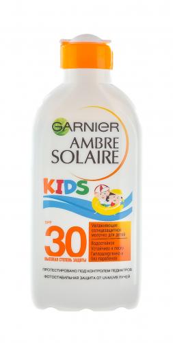 Гарньер AMBRE SOLAIRE Защита для детей Молочко SPF30 200мл (Garnier, Ambre Solaire), фото-2
