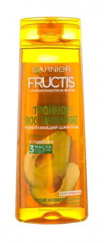 Гарньер Шампунь Тройное восстановление 400 мл (Garnier, Fructis), фото-2