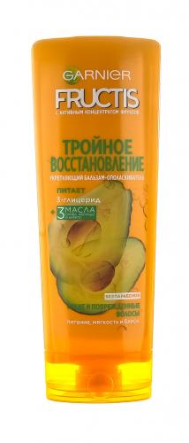 Гарньер Бальзам Тройное восстановление 400 мл (Garnier, Fructis), фото-2