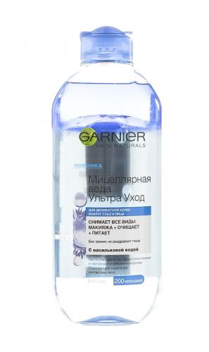 Гарньер Мицеллярная вода Ультра Уход, 400 мл (Garnier, Skin Naturals, Мицеллярная коллекция), фото-2