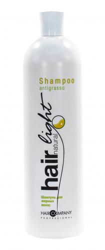 Hair Natural Light Shampoo Antigrasso Шампунь для жирных волос, 1000 мл (Hair Natural Light), фото-2
