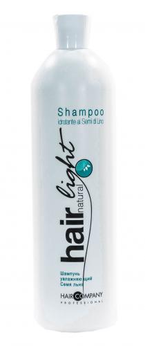 Hair Natural Light Shampoo Idratante ai Semi di Lino Шампунь увлажняющий &quot;Семя льна&quot;, 1000 мл (Hair Natural Light), фото-2