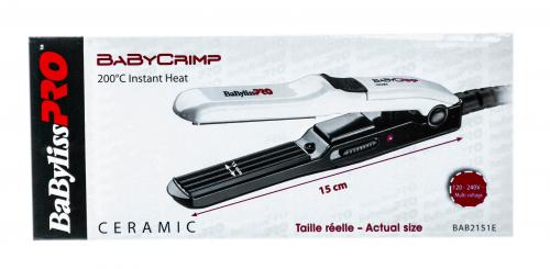 Бэбилисс Щипцы-гофре мини 13 мм Crimp BAB2151E (Babyliss, Щипцы, Titanium Ceramic), фото-2