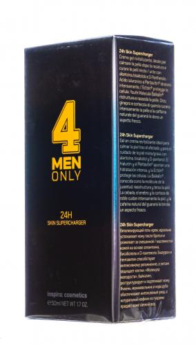 Инспира Косметикс Легкий укрепляющий крем для лица 24-часового действия, 50 мл (Inspira Cosmetics, 4 Men Only), фото-3
