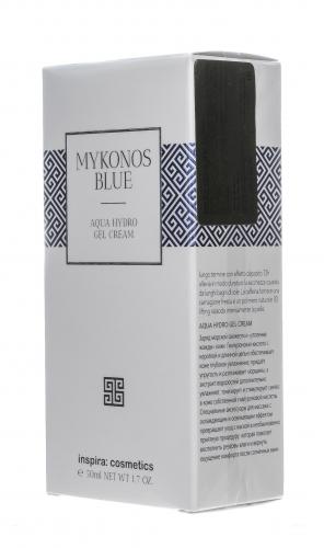 Инспира Косметикс Интенсивно увлажняющий гель-крем Aqua Hydro Gel Cream, 50 мл (Inspira Cosmetics, Mykonos Blue), фото-3